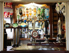 The Bar at The Holly Bush Inn Little Leigh Cheshire
